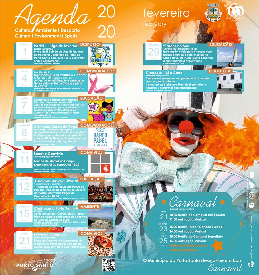 Agenda Cultural Fev 2020